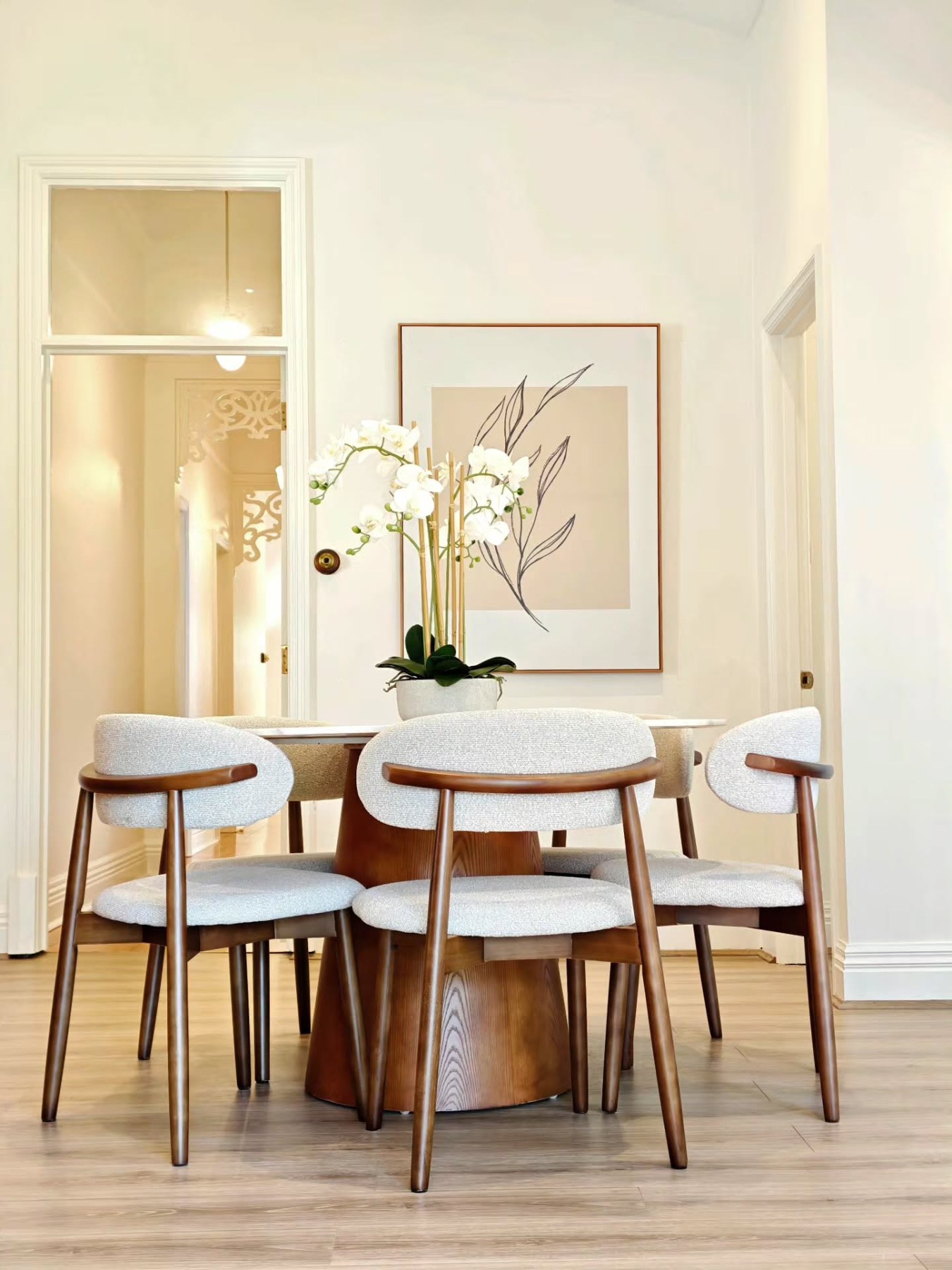 Dining room styled by Tailored Property Styling