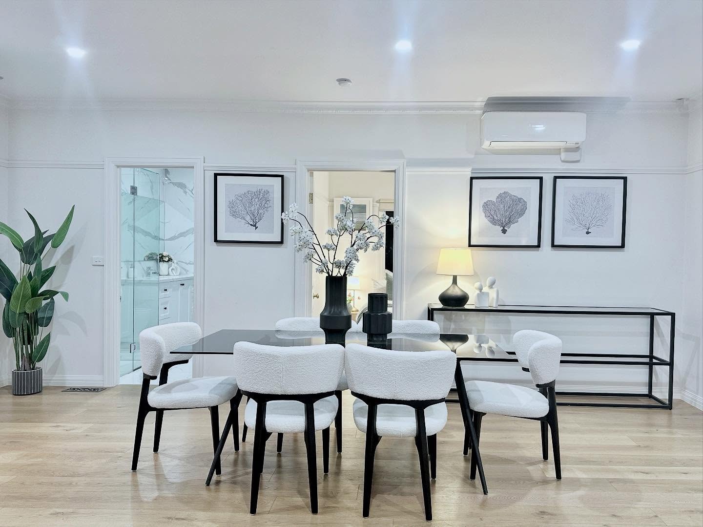 Dining styling by Tailored Property Styling